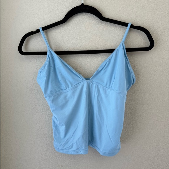 Light Blue V-neck Tank top - Picture 3 of 3